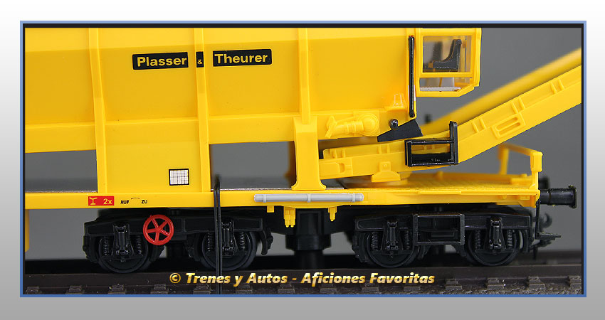 Vagón de transporte y unidad de silo MFS 100 - Plasser & Theurer